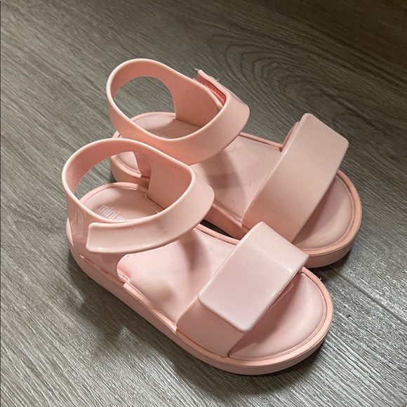 Mini Melissa Other - Mini Melissa Brown Kids Sandals with Wolf Design